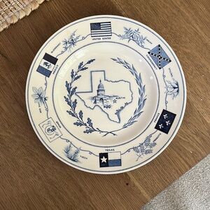 Texas state plate